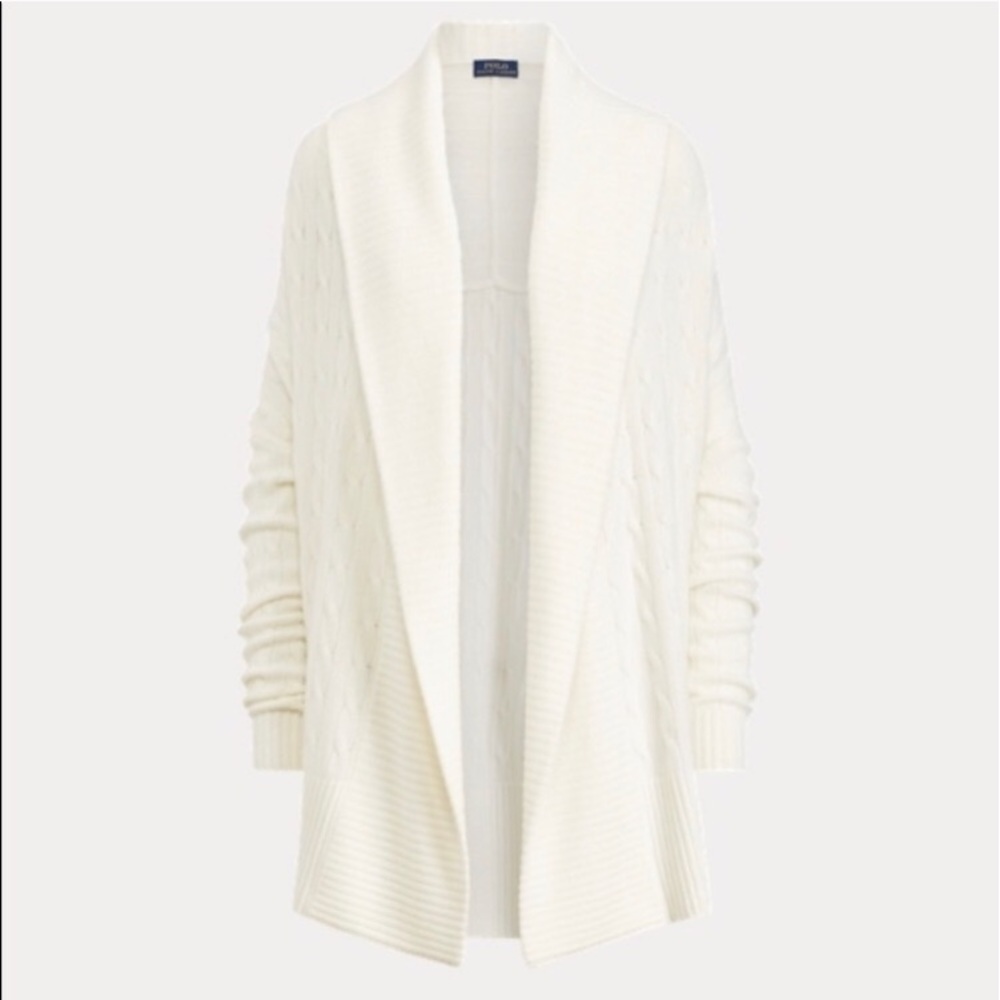Polo Ralph Lauren-Cashmere Shawl/ size XS